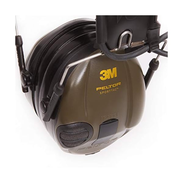 3M Peltor SportTac Elektronischer Gehorschutz | Auswechselbare Farbige Muscheln | Inklusive Ohrenstopsel Extra… – Bild 5