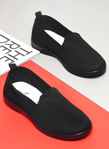 Image of URJO Womens Knit-29 Women's Lightweight Walking Shoes Super Casual Running for Everyday Wear Shoe for Women by Welcome Walking Shoe