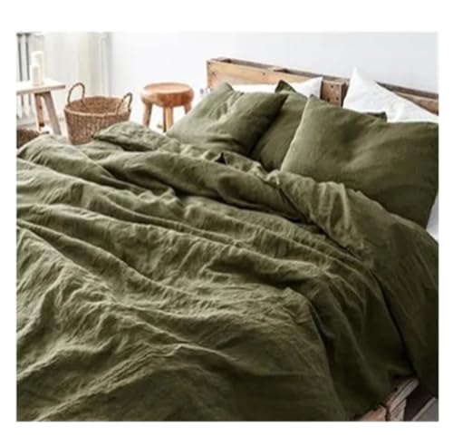 Linge de lit en lin naturel King Size : l'excellence de la parure de couette haut de gamme