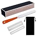 Guitar Fingerboard Luthier Tool Set Including Guitar Fret Crowning Luthier File, Fret Leveling Beam Sanding Leveler Beam and Fingerboard Guard Protectors for Guitar Bass with Portable Storage Bag