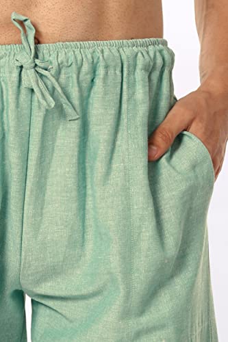 Image of Aatman One Size Men's Eco-Friendly Cotton Pyjama | Fits Waist Size 28 to 36 Inches