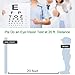 Eye Chart, Eye Exam Chart, Plastic Low Vision Eye Charts Wall Chart with Eye Occluder and Pointer, Eye Charts for Eye Exams for Doctor's OfficeSchool, Home(22x11 Inches)