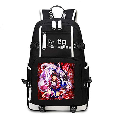 Anime Re:Zero kara Hajimeru Isekai Seikatsu Backpack Daypack Student Bag School Bag Bookbag Bagpack