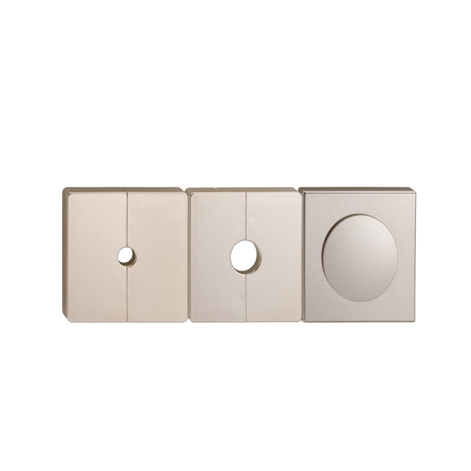 Pannello di copertura con fibbia da 22 mm - Riparazione rapida for tubi, docce e sfiati for asciugatrice (copertura in plastica for fori nel muro, 1 pezzo)