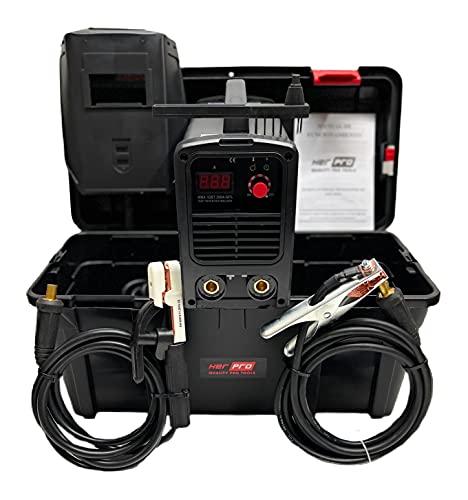 HER PRO QUALITY PRO TOOLS | Soldador Inverter Profesional IGBT 200amp con Maleta | 3...