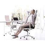 Large 19"x17"x3.25" Medium-Firm Memory Foam Seat Cushion with Cooling Effect, Washable Cover and Non-Slip Base for Office Chairs, Wheelchairs, Recliners, Cars - Back Pain Relief - Black - Image 2