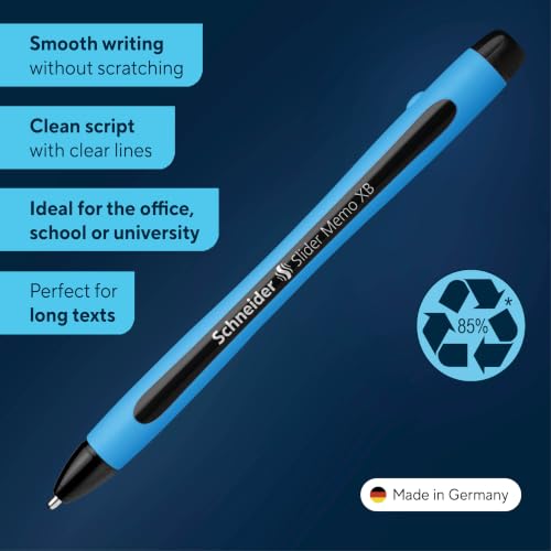 Schneider Slider Memo XB Ballpoint Pen, Asstd. Colors, Pack of 6 (150296) by Jovi - Used condition - Image 2
