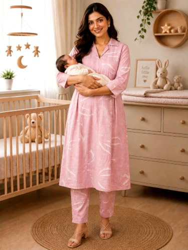 Image of RITIJYA Cotton Cord Set for Women