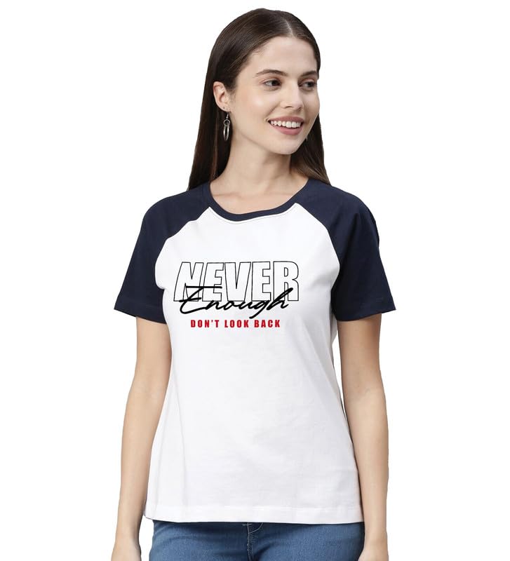 Jasan Apparels Tshirt for Women | Raglan Half Sleeve Tees