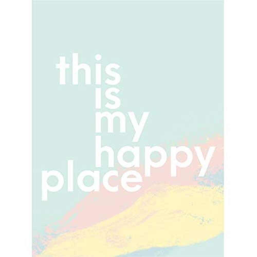 Wee Blue Coo This Is My Happy Place Wall Art Print