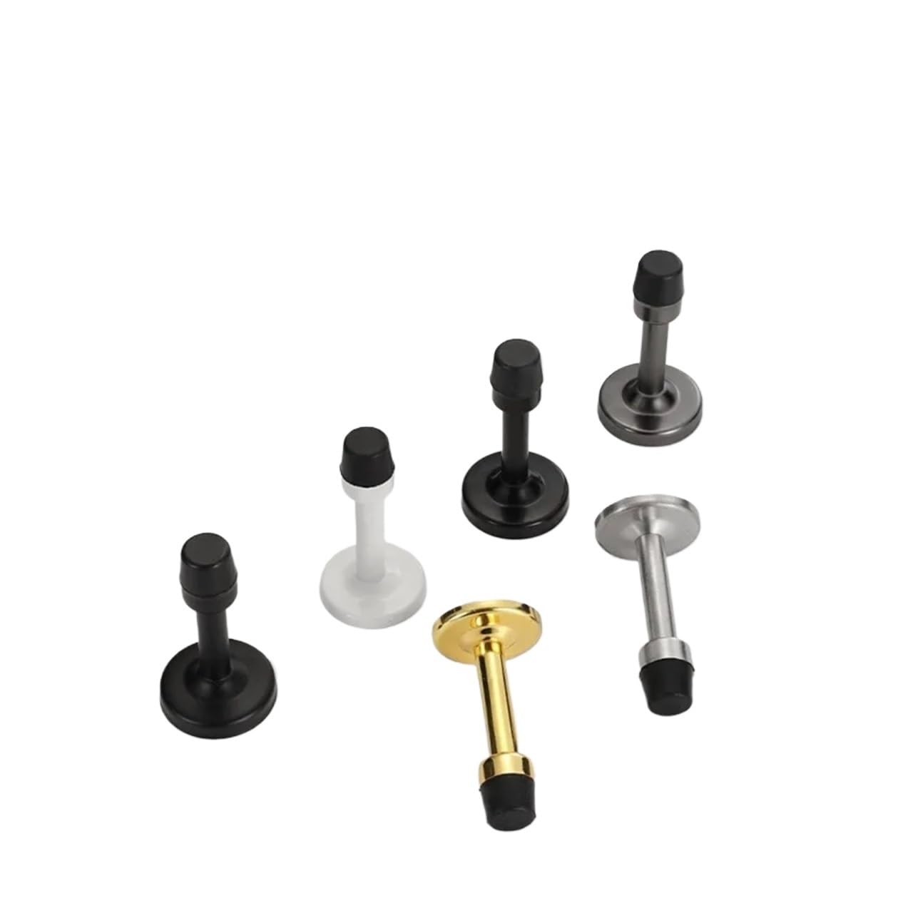 Butées de porte en acier pour la maison, protection murale discrète de chambre
