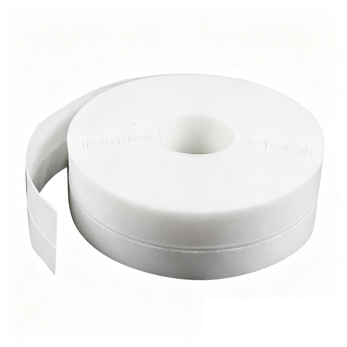Self Adhesive Window Door Seal Strip Silicone Windproof Silicone Windshield Weather Tape Strip Door Bottom Home Sealing Strip-White-Width 45mm-3.0m