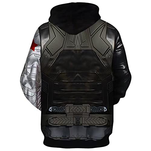 Image of 3D Captain Fashion Cosplay Hoodie Jacket