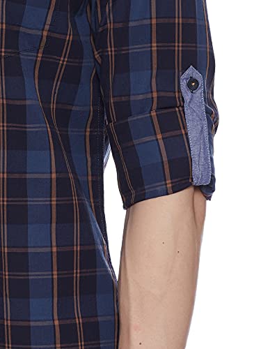 Image of Amazon Brand - Symbol Men's Cotton Checkered Regular Fit Casual Shirt