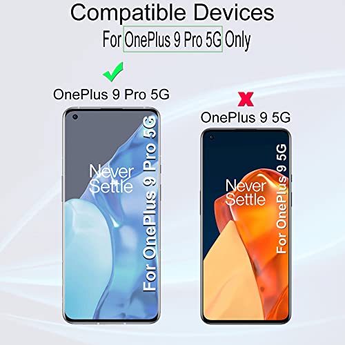 Ibywind 2 Pcs Screen Protector For OnePlus 9 Pro 5G,Flexible TPU Film,With 1Pc Camera Lens Protector,1Pc Back Film,Bubble Free,Easy To Install