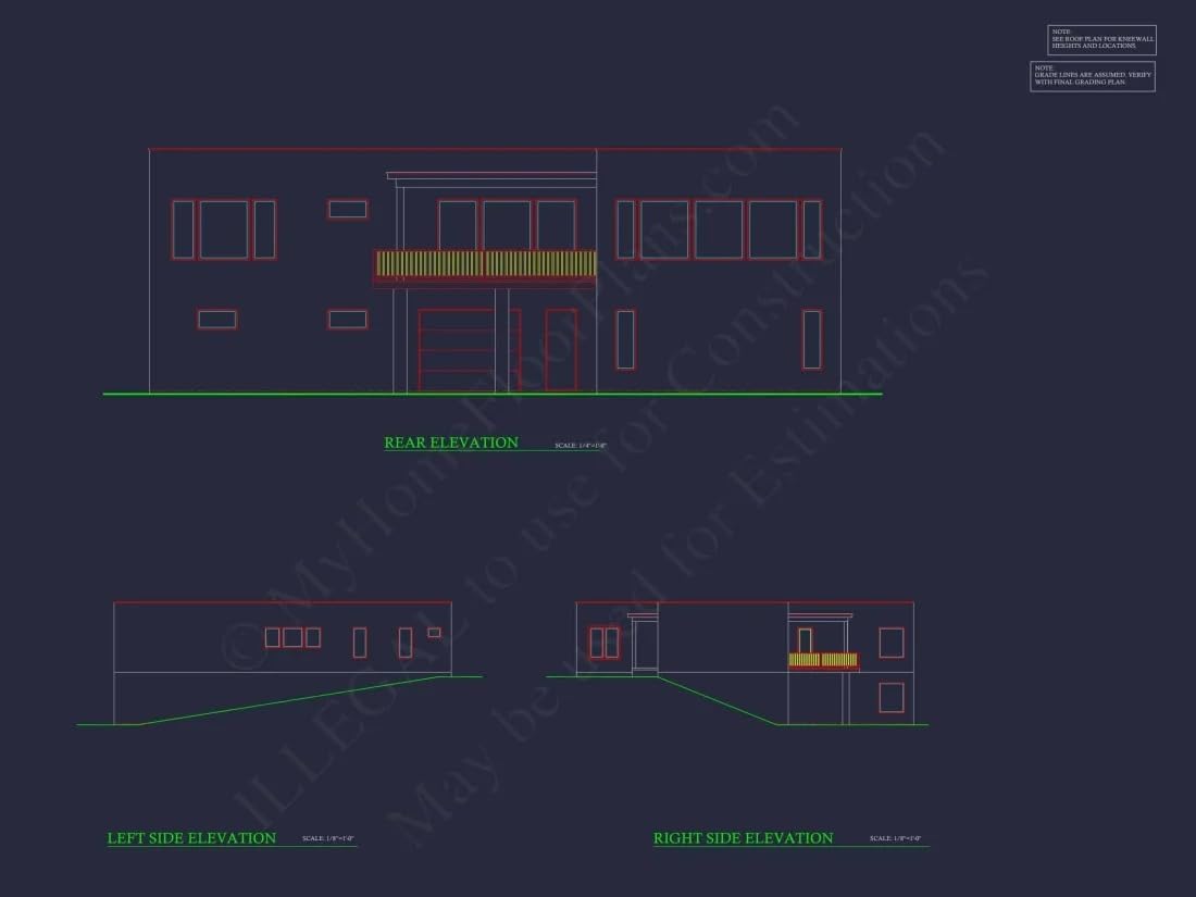 18-1180 HOUSE PLAN - Modern Home Plan - 3-Bed, 2.5-Bath, 2,150 SF