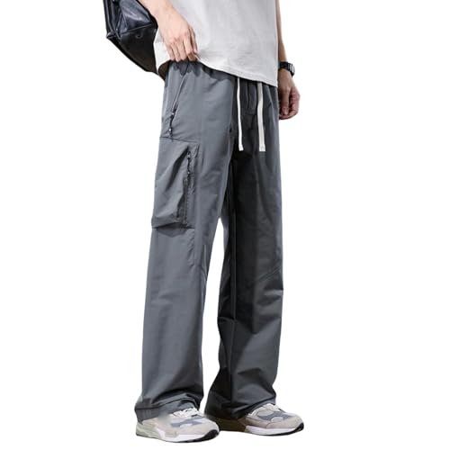 Pantalon décontracté homme street style droit lâche pour un look rétro américain