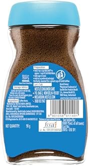 NESCAFE Ice Roast | Instant Coffee Powder for Cold Coffee Lovers | Easily Dissolves in Cold Milk | 90g Jar