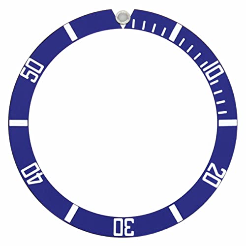 Ewatchparts Replacement Bezel Insert Compatible With Rolex Sea-Dweller 16600, 16660 Sapphire Blue