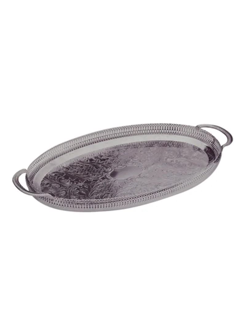 Queen Anne Oval Gallery Tray With Handles 45x25.5 CM