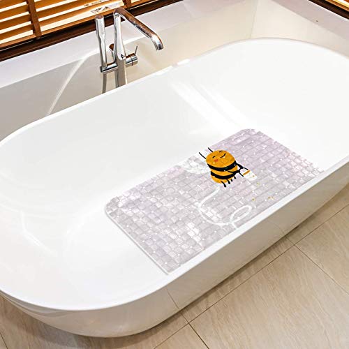 Tapis de douche avec trous de drainage et ventouses bébé 37cm - 6