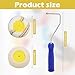 Corner Edger Paint Roller, Drywall Corner Edger Paint Roller Tool Kit, Paints Edgers Corners Paints Roller Tool for Home Office Wall Painting Decoration,Corners Walls Painter