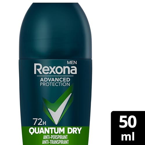 Miniatura 4 de Rexona Advanced Protection Desodorante Roll-On para Hombre Quantum Dry 72h 50 ml - Pack de 6