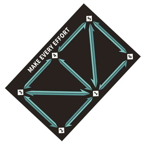 Trainingsmatte für Fußball, Trainingsmatte für Fußball, Trainingsdecke für den Fußball, Trainingsdecke für den Footstep - Hilfsstützen für das Fußballtrainer, Ausrüstung für L