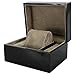 WCHCWR Fashion Black Single Slot Wooden Watch Case Paint Box Travel Jewelry Gift Storage Showcase Display Box