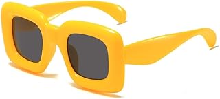 Gafas de sol con protección solar para niños y niñas con montura gruesa y divertidas con diseño de burbujas de hip hop