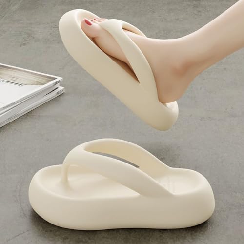Pillow Slippers for Women Flip Flops Slide Sandals Shoes Cloud Slides Cushion Thick Sole4
