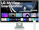 LG 27" FHD IPS MyView Smart Monitor with webOS and Built-in Speakers, Green