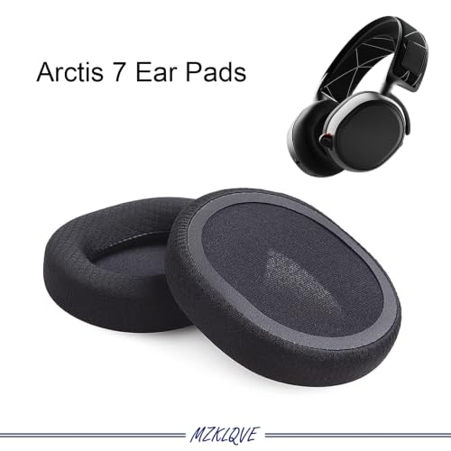 Parches de Oreja Arctis 7 - Almohadillas de Repuesto para Auriculares SteelSeries Arctis 7/Pro/9/9X/5/3/1 (Negro) miniatura 5