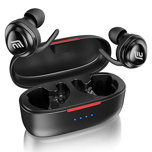 Bluetooth Headphones, FIRACORE 5.0 True Wireless Earbuds Deep Bass HiFi Stereo Sound Bluetooth