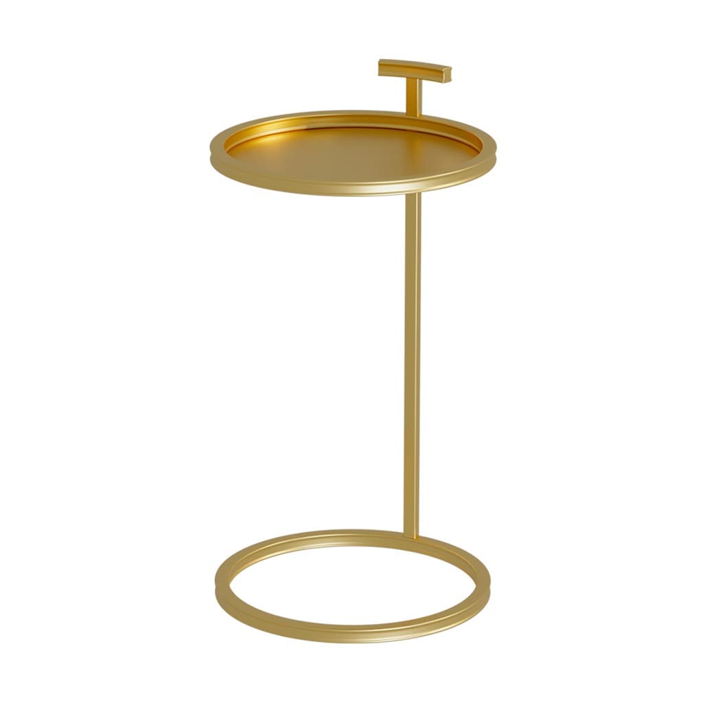 TOMYEUSNightstand Simple Art Small Side Sofa Corner Several Living Room Corner Home Bedside Side Small Round Bedside Shelf Bedside Table (Color : C)