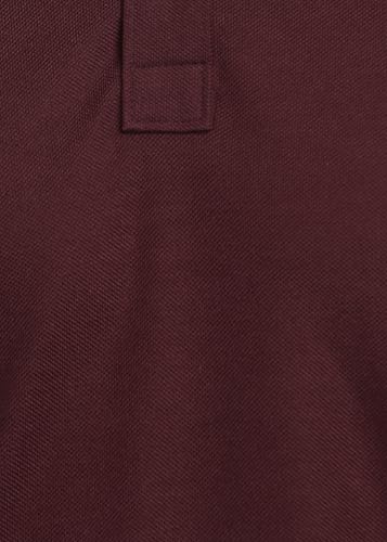 Image of INKKR Men Solid Polo Neck Cotton Blend Collar T-Shirt