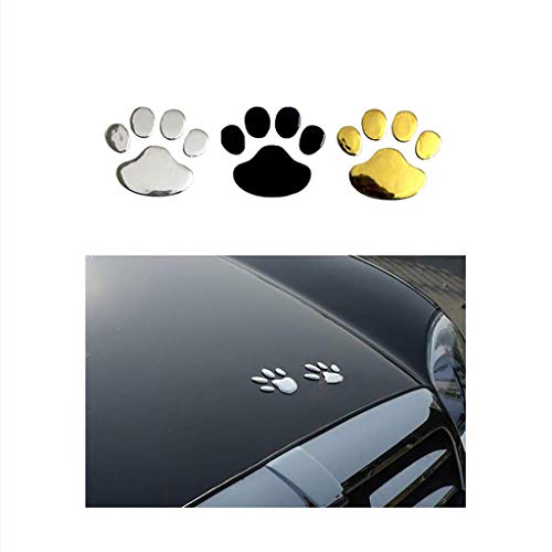 3 packsCar Stickers Car Decorations Car Decal Personalized Cartoon PVC Demon Footprint Styling Vehicle Decals Stickers Decoration for Laptop IPad Window Wall Car Trunk Motorcycle No Sticky Marks