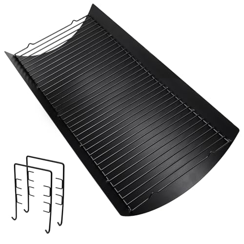 Cendrier De Rechange Pour Barbecue – 68,6 Cm, Acier Aluminisé, Avec 2 Supports De Grille, Compatible Chargriller (1224, 2121…) Et Charbroil 17302056