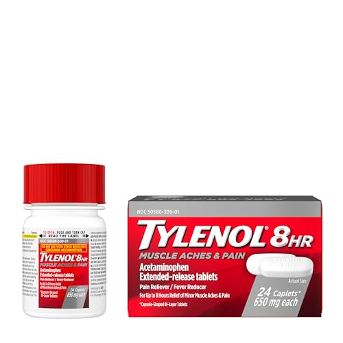 Tylenol 8-Hour Muscle Aches & Pain Tablets, 650 mg Acetaminophen, 24 ct - image 2