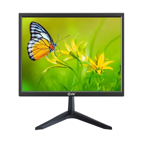 Image of EVM 17.1 Inch (43.43 Cm) Grand SQ Series LED Monitor | HD 1280x1024*| HDMI & VGA Ports | 5ms Response Time | VESA Wall Mount Compatible | Black | 1 Year Warranty (EVM-175-Grand-SQ-LED)