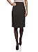 Produktbild oodji Collection Damen Gerader Rock mit Hohem Bund, Grau, DE 36 / EU 38 / S
