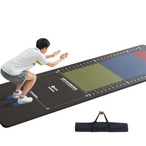 Tapis de saut en longueur 2,7m et 1,7m stationnaire pour enfants et adultes