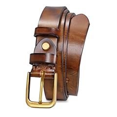 Antique Gold Brown-leather Loop