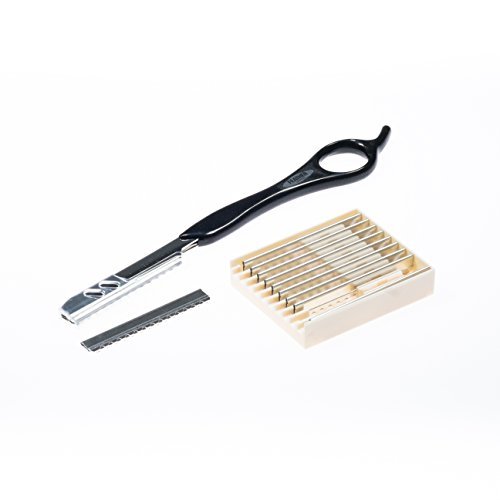 Herder Solingen - Feather Styling Razor Rasiermesser Orginal (Schwarz)