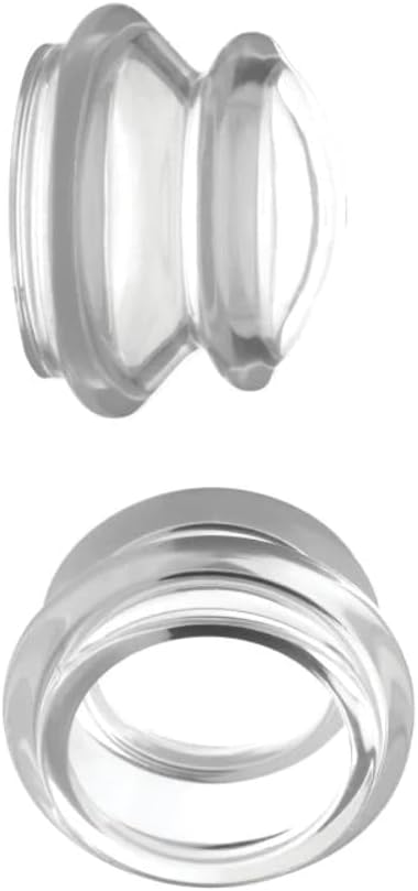 Master Series Clear Plungers Silicone Nipple Suckers Large Nipple Suction Cups Body Safe Clear Design Extra Strong Suction for Men and Women