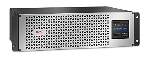 Image of APC Smart-UPS 1500VA Lithium Ion UPS with SmartConnect, SMTL1500RM3UC, Pure Sine Wave, Short-Depth 120V Uninterruptible Power Supply, Black (Renewed)