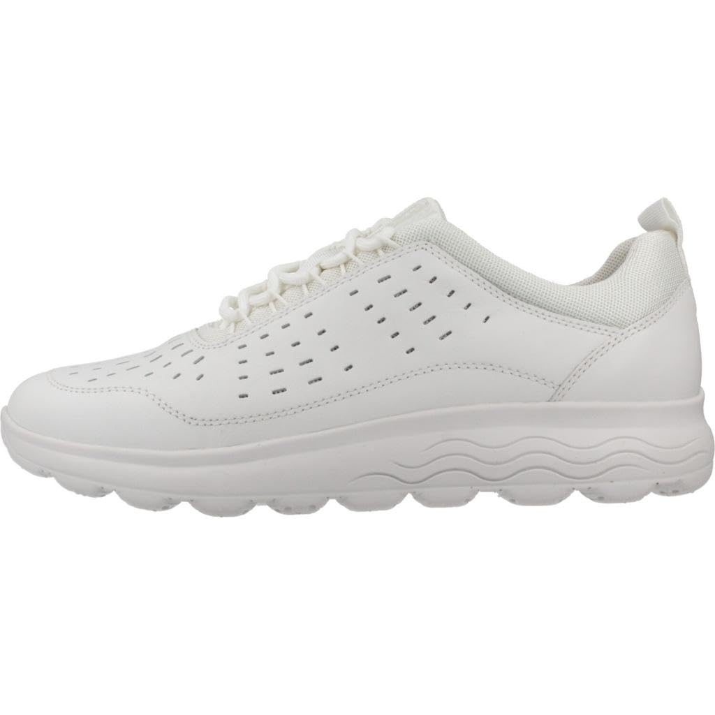 Geox Sneaker da Donna D Spherica D, Bianco, 38 EU