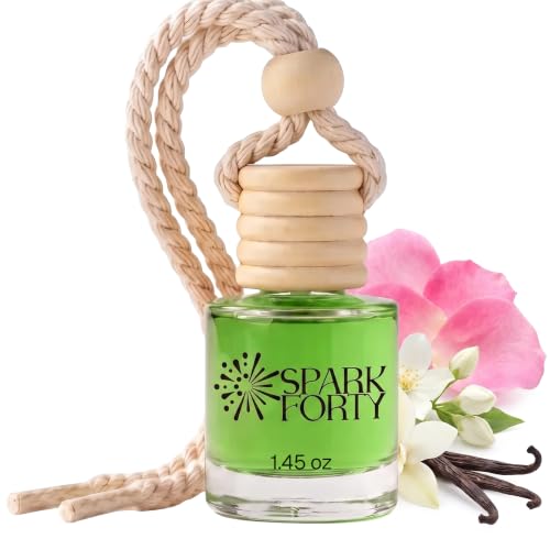 Image of Jasmim de Baunilha Car Air Freshener Hanging | Car Perfume, 8 ml