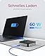 ICY BOX USB4 Docking Station (7-in-1) für 2 Monitore (1x HDMI & 1x DP), 4K 120Hz / 8K 30Hz, 3X USB 3.2 Gen 2 (10 Gbit/s), 60W Power Delivery, Gigabit Ethernet, Audio, IB-DK408-C41