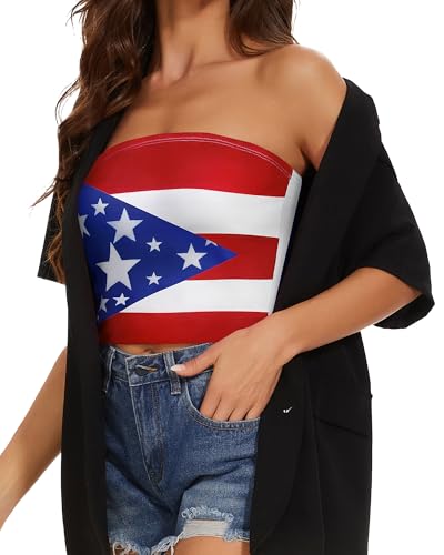 Image of Summer Tube Tops Basic Crop Tops for Women Strapless Tank Casual Tunics Sexy Short Shirts 2026